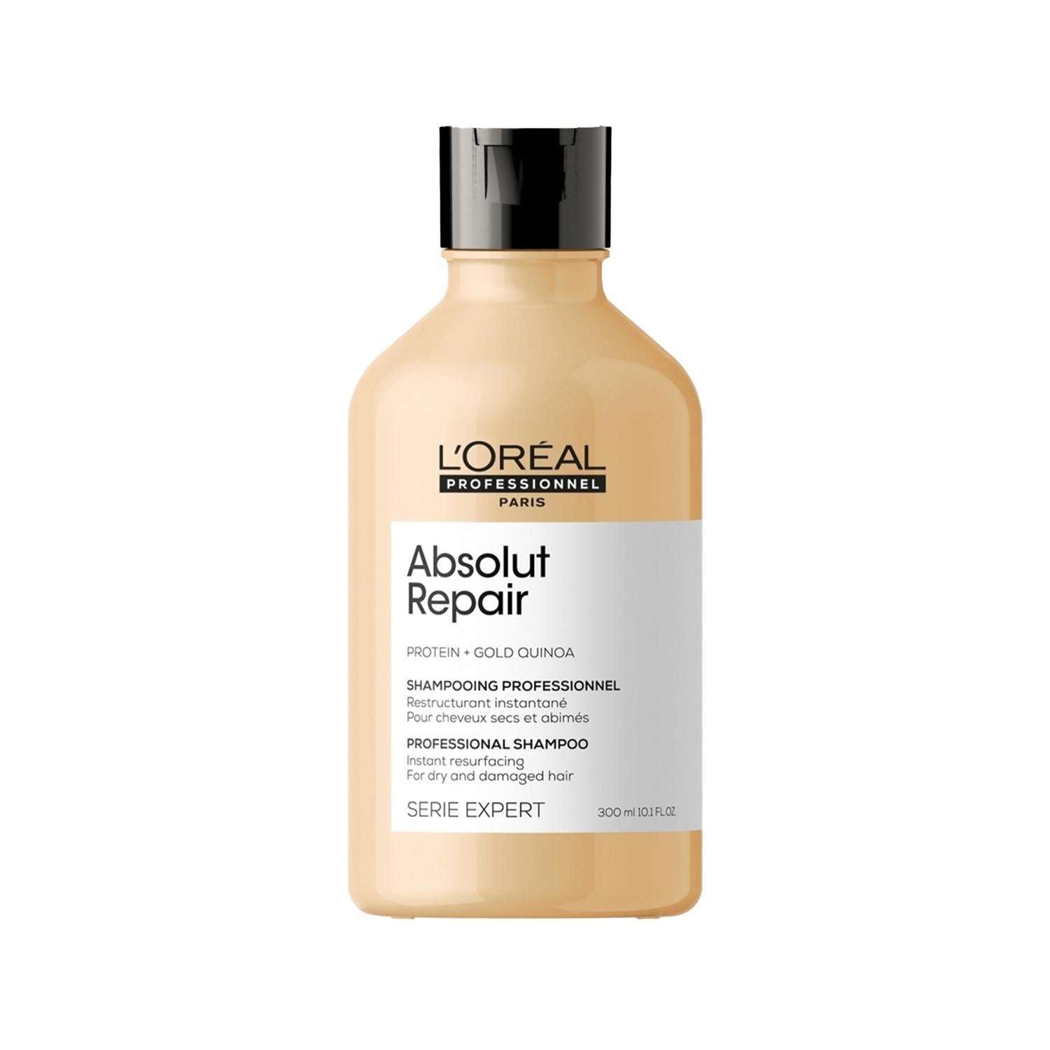 L'Oreal Professionnel Paris Absolut Repair Shampoo for Damaged Hair - 300ml Professional Hair Care