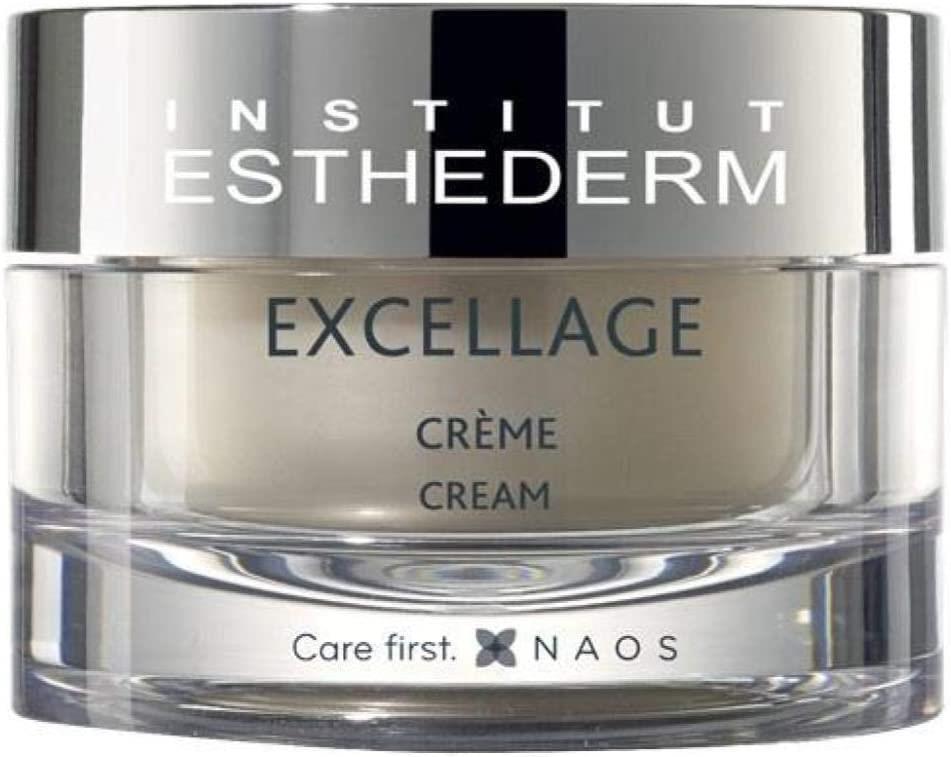 Institut Esthederm Excellage Cream - Anti-Aging Face Moisturizer with Omega 3-6-9 & Hyaluronic Acid