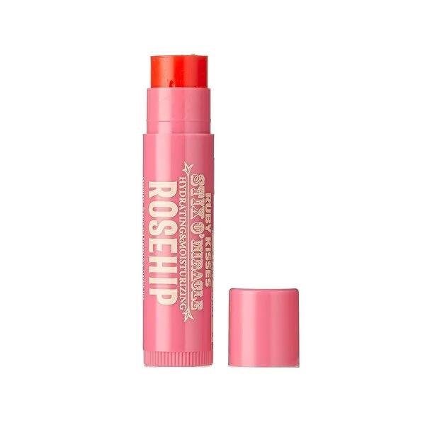 Ruby Kisses Stix OÕMiracle Rosehip Lip Elixir: Moisturizing & Repairing Treatment for Dry, Chapped Lips with Natural Pink Tint & Shea Butter
