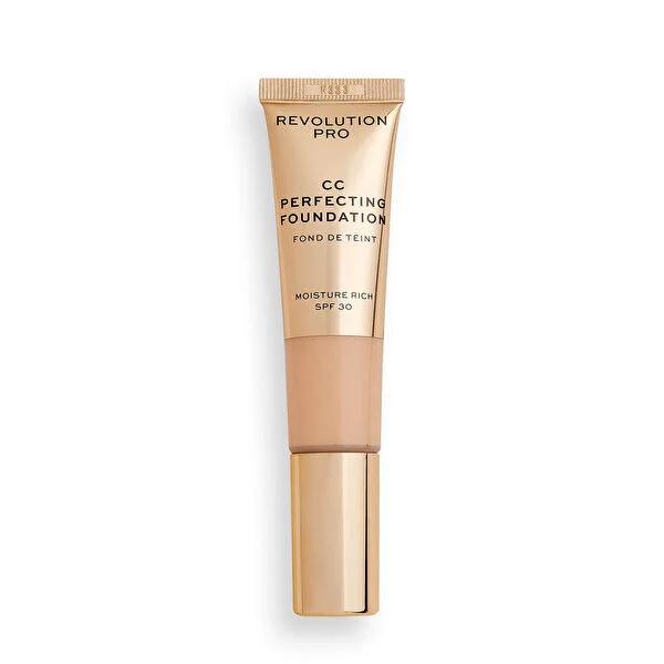 Revolution Pro CC Cream Foundation - Anti-Aging, SPF 30 Perfecting Foundation for Dry Skin
