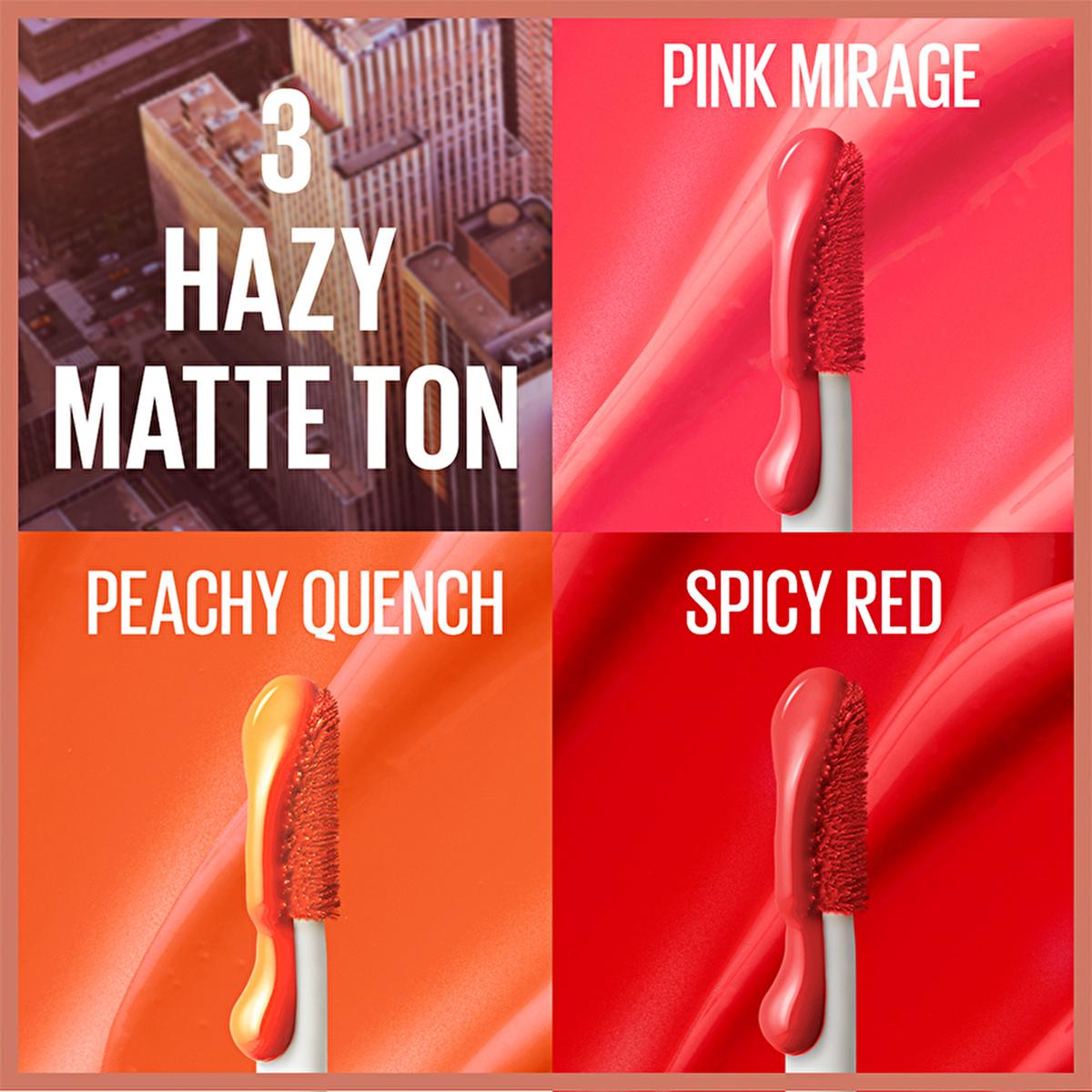 Maybelline Sunkisser Hazy Matte Liquid Blush - Pink Mirage: Natural, Long-Lasting, Buildable, Vitamin E Infused for a Sun-Kissed Glow