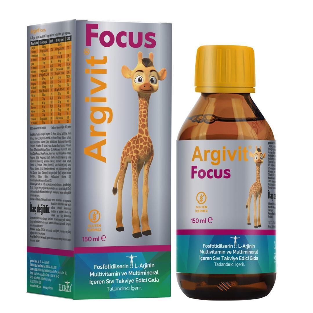 Argivit Focus Syrup - Enhanced Concentration | 150ml
