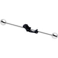 BodyCandy Black Diving Mermaid Industrial Barbell 38mm — main product shot