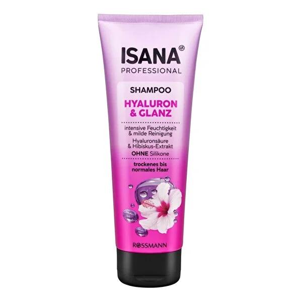 Isana Hyaluronic Acid Shampoo - Deeply Moisturizing, Gentle Cleansing, Vegan Formula for All Hair Types - 8.45 fl oz