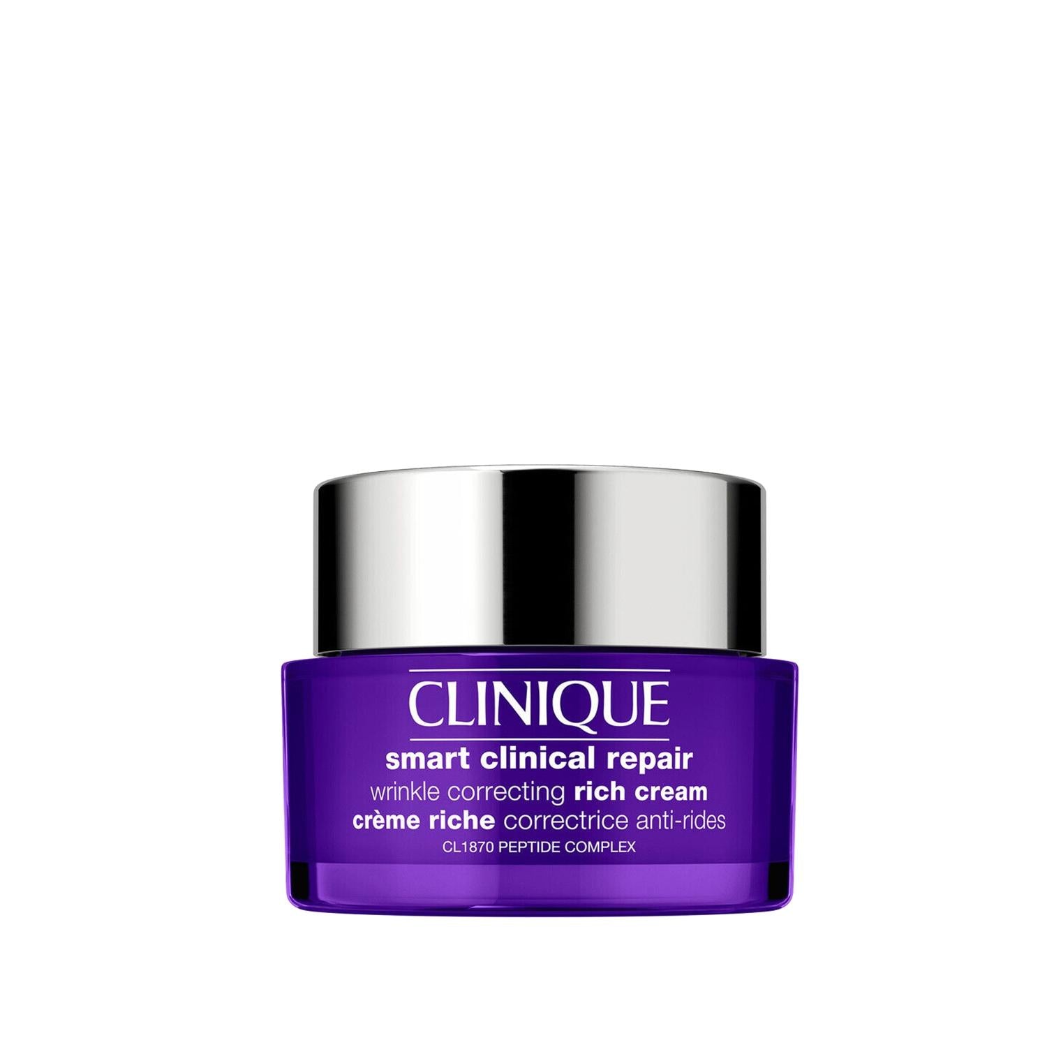 Clinique Smart Clinical Repair Anti-Wrinkle Cream - Rich Moisturizing Cream for Dry Skin, 1.69 fl oz