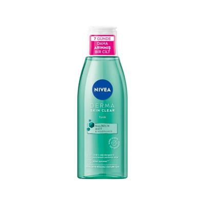 Nivea Derma Skin Clear Anti-Acne Facial Toner - Salicylic Acid & Niacinamide - Blemish Control, Pore Minimizing, and Oil Balancing for Acne Prone Skin