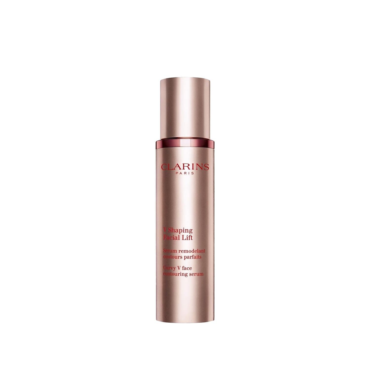 Clarins V Shaping Facial Lift Serum: Firm, Lift & Contour for a Youthful V-Shape - Anti-Aging & Skin Tightening 50ml