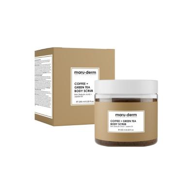Maruderm Coffee + Green Tea Body Scrub for Nourished Skin - Vegan & Natural Exfoliant