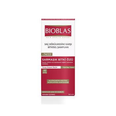 Bioblas Ivy Extract Hair Loss Shampoo 360ML - Supports Hair Growth