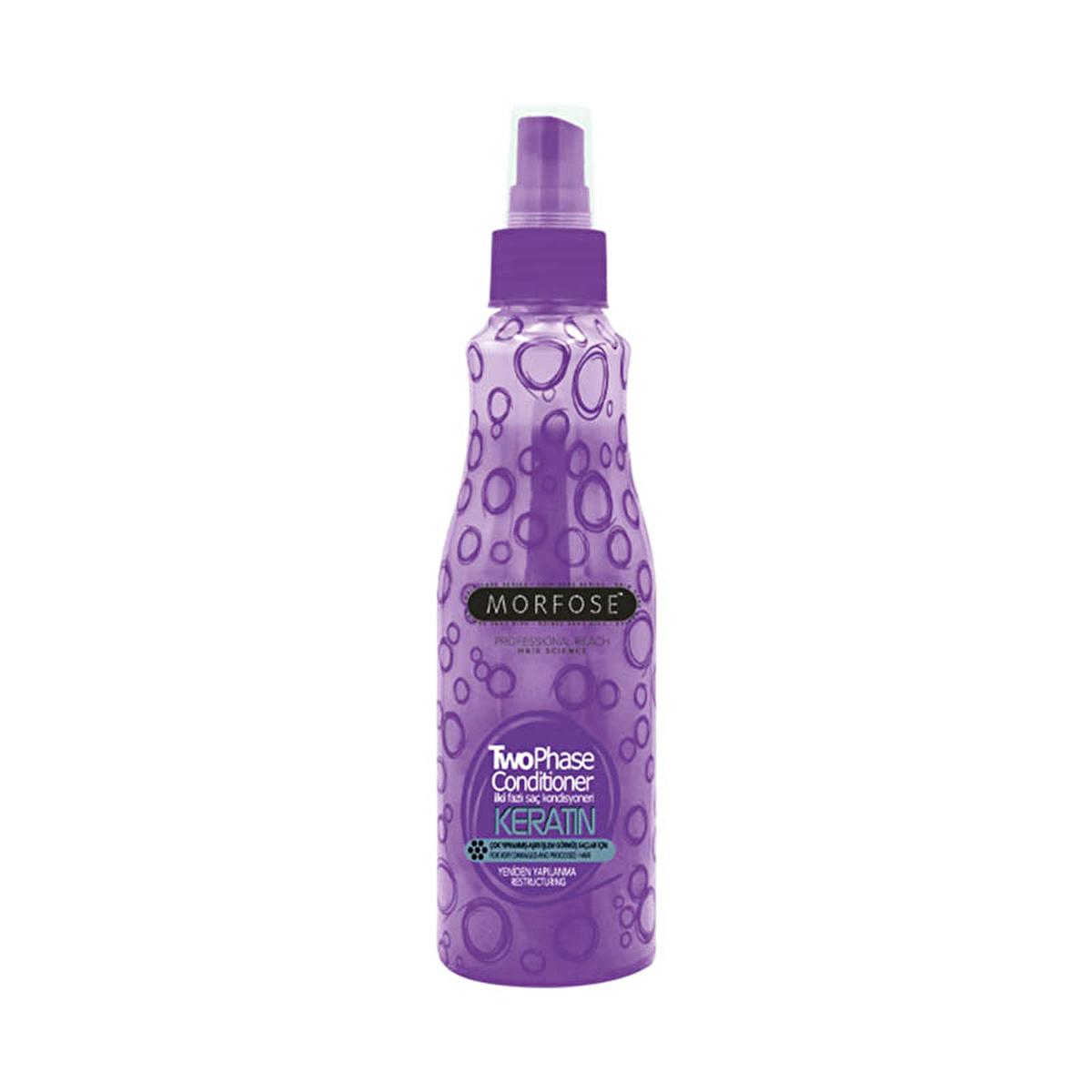 Morfose Keratin Dual-Phase Leave-In Conditioner for Dry Damaged Hair - 7.44 fl oz