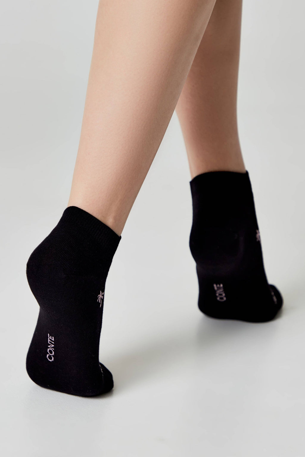 TheRanok.com Cotton Ankle Socks Conte Active - 589 Palm Trees — comparison shot