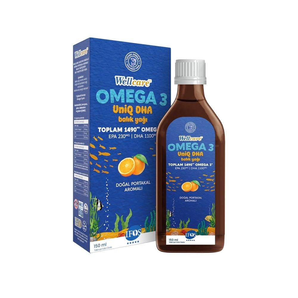 Wellcare Omega 3 UniQ DHA Fish Oil 150 ml