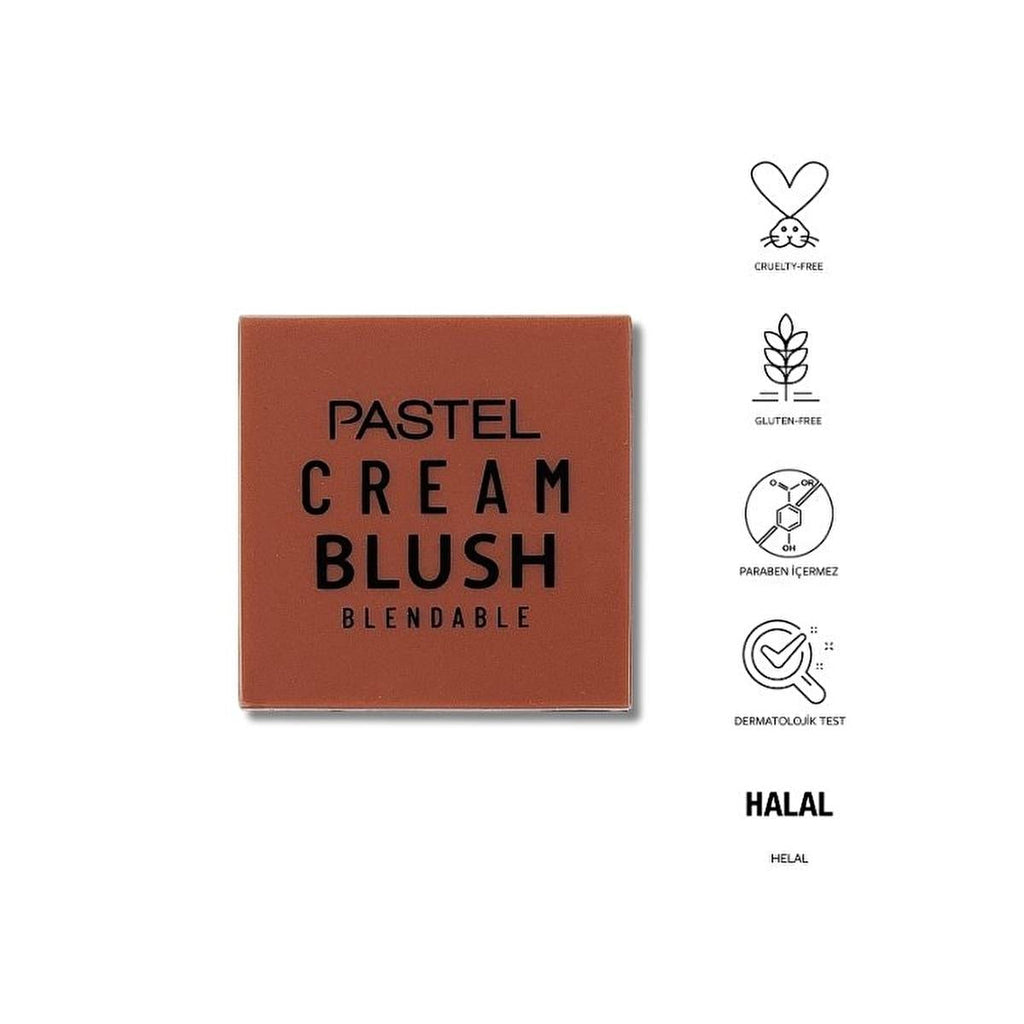 Pastel Profashion Cream Blush: Achieve a Natural, Long-Lasting & Fresh Makeup Look - Cruelty-Free, Halal Certified