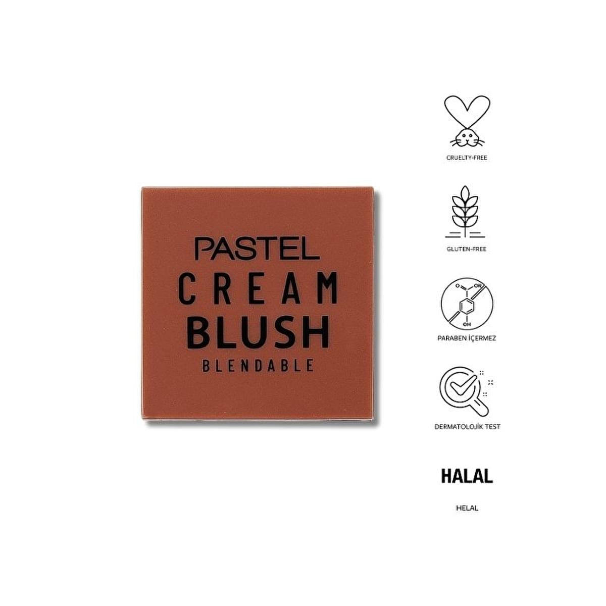 Pastel Profashion Cream Blush: Achieve a Natural, Long-Lasting & Fresh Makeup Look - Cruelty-Free, Halal Certified