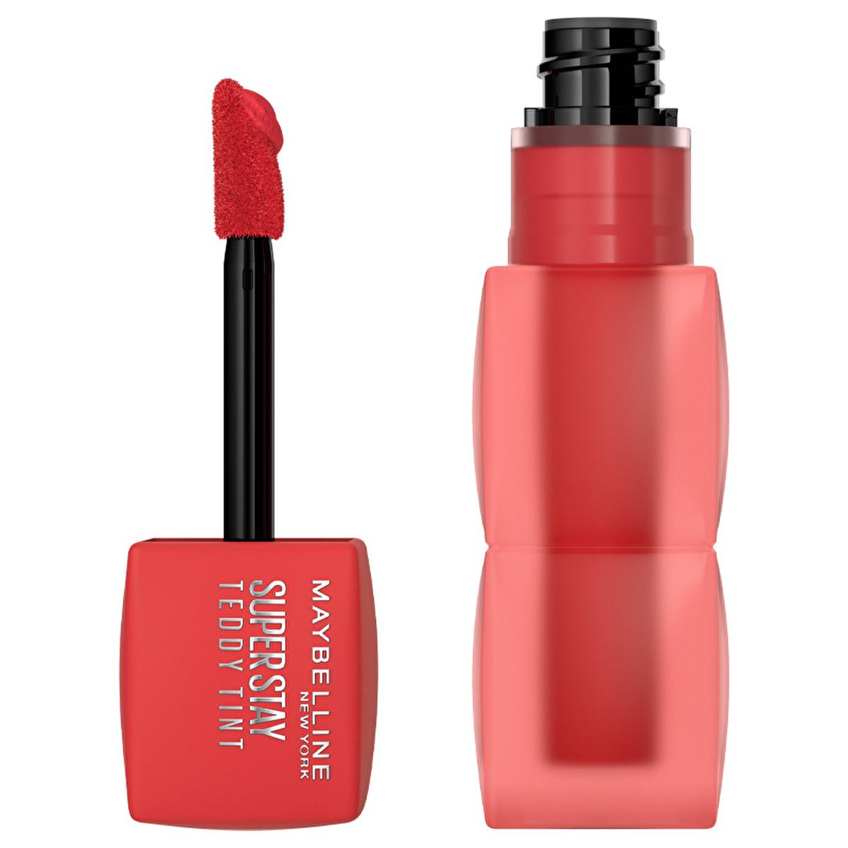 Maybelline Super Stay Teddy Tint: Long-Lasting Liquid Matte Lip & Cheek Stain - Buildable Color, All-Day Wear