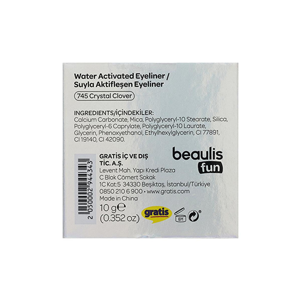 Beaulis Water-Activated Rainbow Eyeliner for Creative Eye Makeup - Unique Cosmetic Product