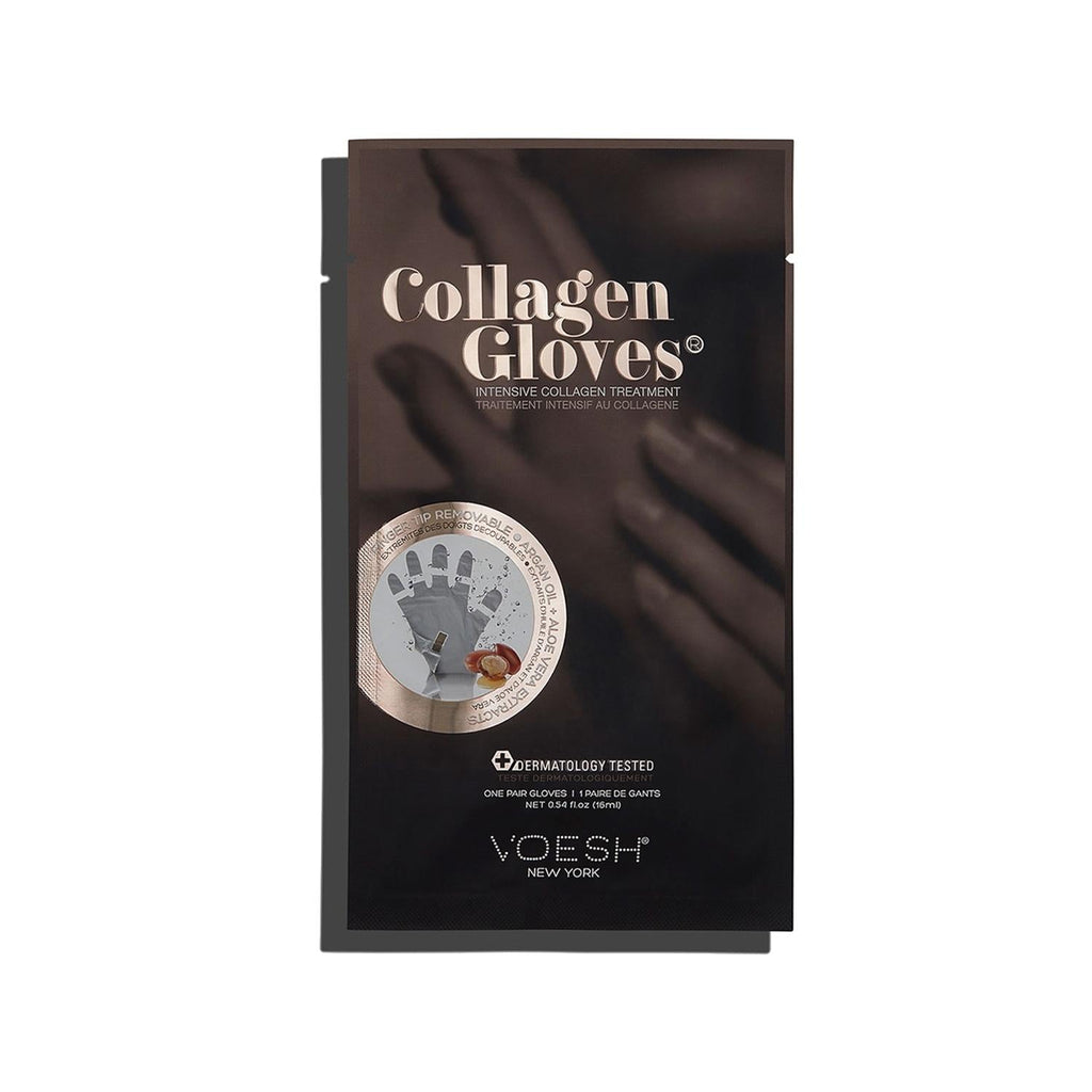 Voesh New York Collagen Hand Gloves - Moisturizing & Nourishing Collagen-Infused Gloves for Dry Hands, Collagen Skincare, Naneli Kolajen Eldiveni