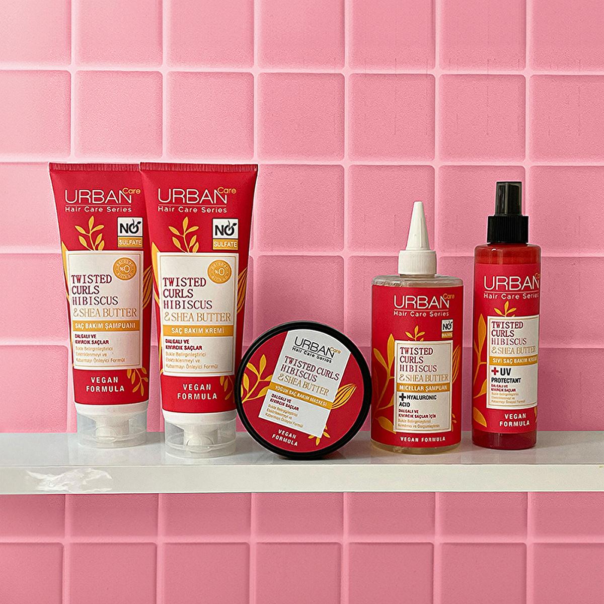 Urban Care Sulfate-Free Hair Care Cream for Curly Hair - Nourishing, Moisturizing, Vegan, 8.45 fl oz