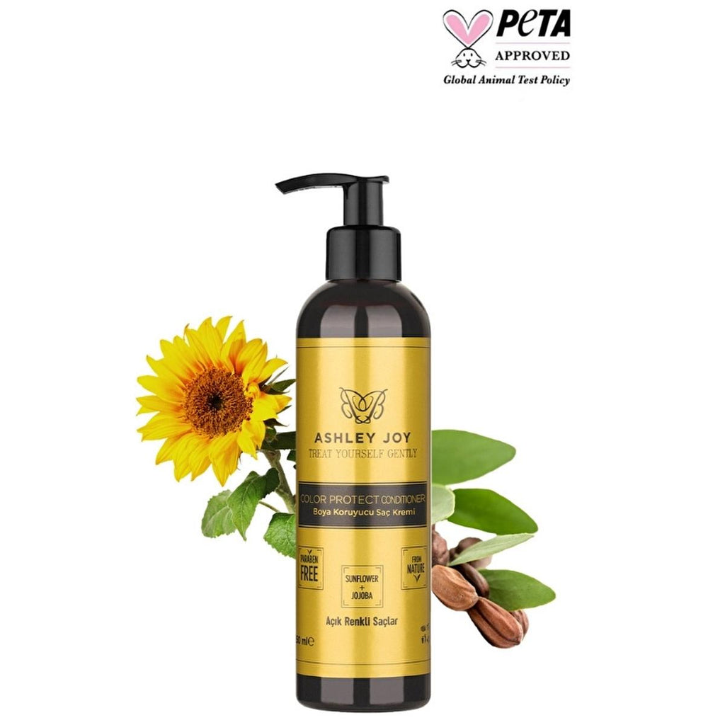 Ashley Joy Color Protect Hair Conditioner - Vitamin E & Sodium PCA for Blonde & Light Hair - Moisturizing, Repairing, Color Vibrancy - 8.45 fl oz