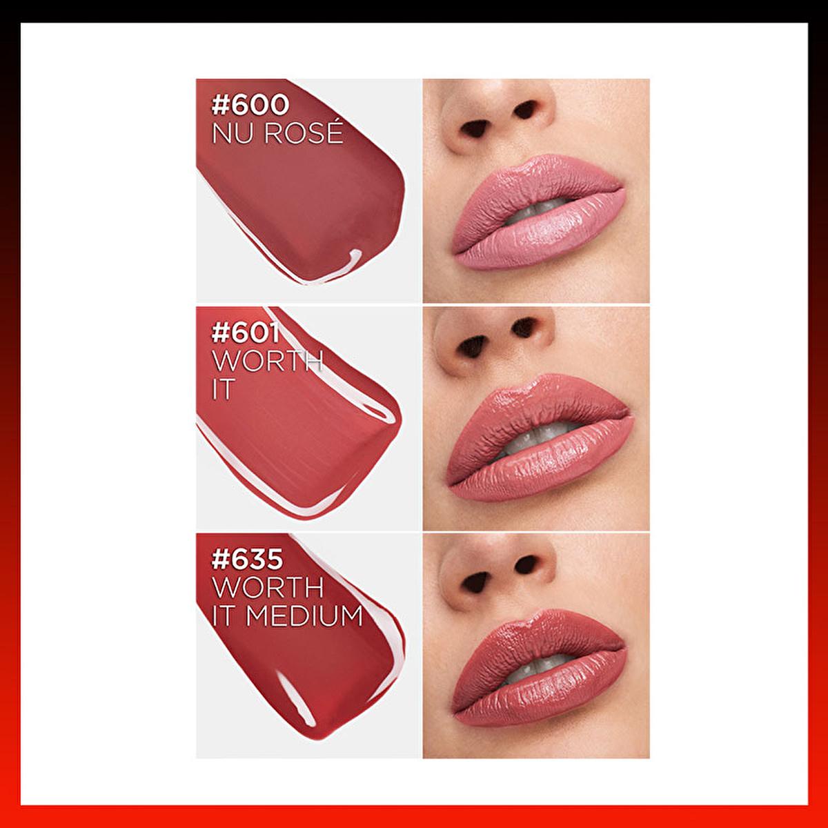 L'Oreal Paris Infaillible: Long-Lasting, Glossy Lipstick - Rouge Paris 420 - Intense Color, 16H Moisture & Shine