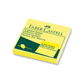 Faber Castell Sticky Notes 75 x 75 mm Yellow - Removable Notes for Office & Study