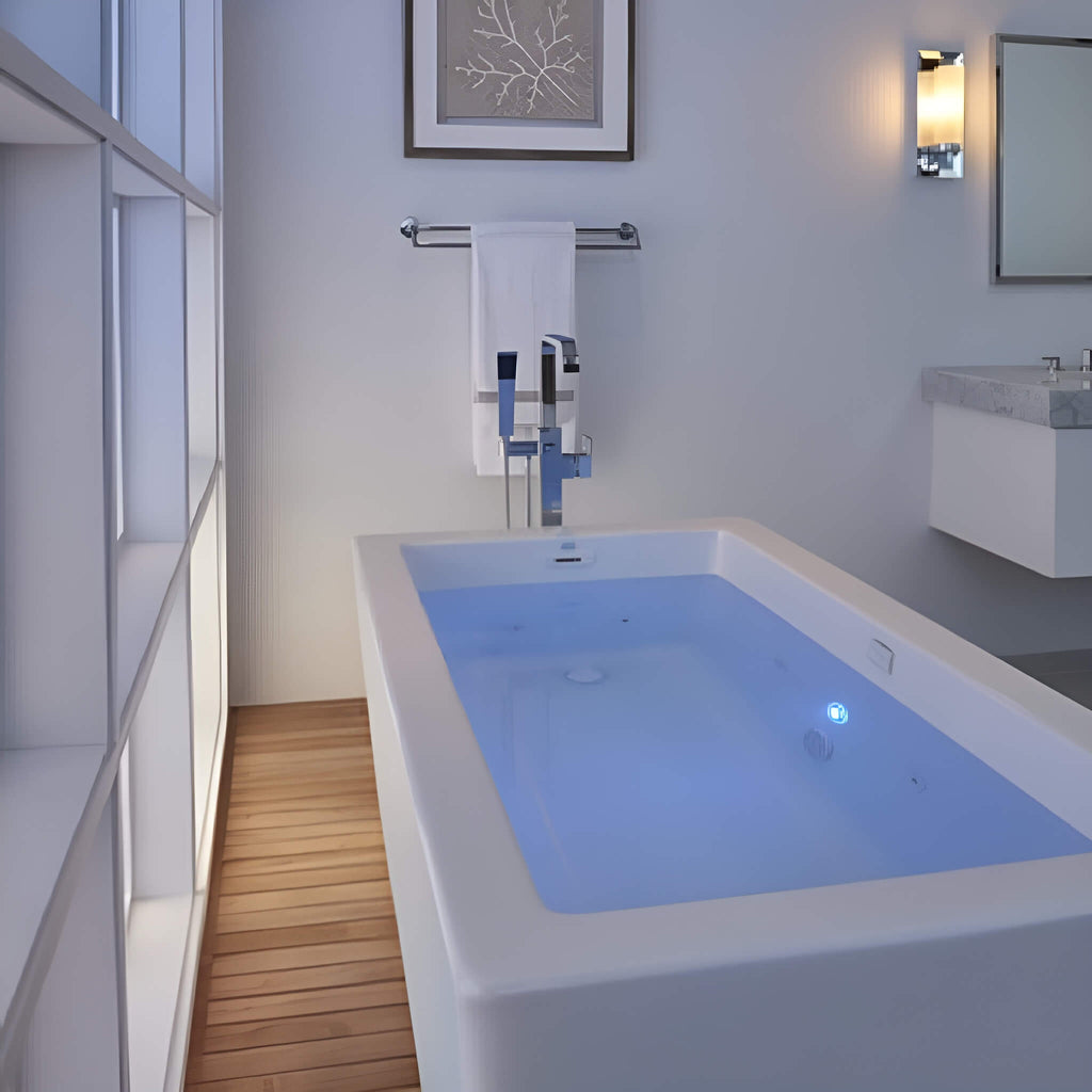 Jacuzzi Bianca 66-Inch Whirlpool Bath [JBIF6636WUR2CPWW/WC] (SAK41632) – SAKSBY WHOLESALE, view 4