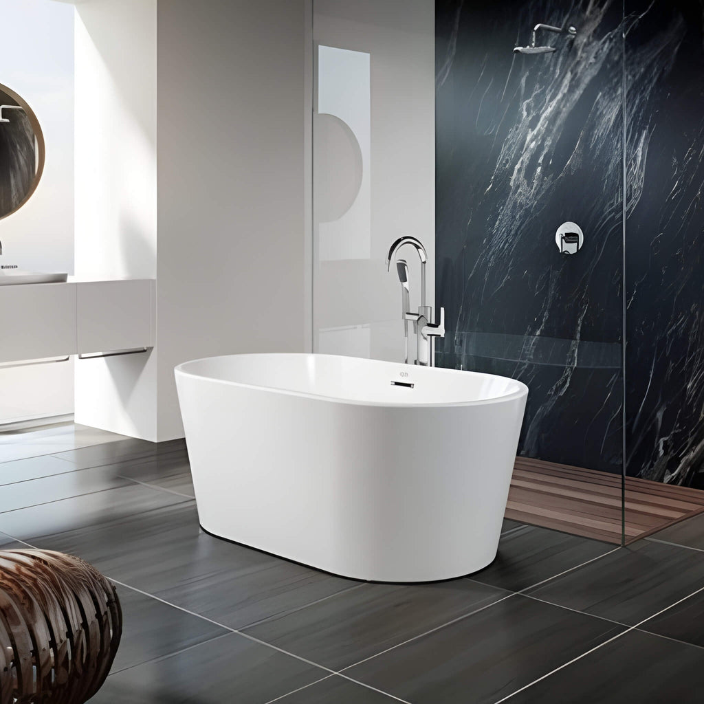 Jacuzzi Celeste 70-Inch Freestanding Ergonomic Soaking Tub [JCEF7032BCXXXXW/G] (SAK50243) – SAKSBY WHOLESALE, view 3