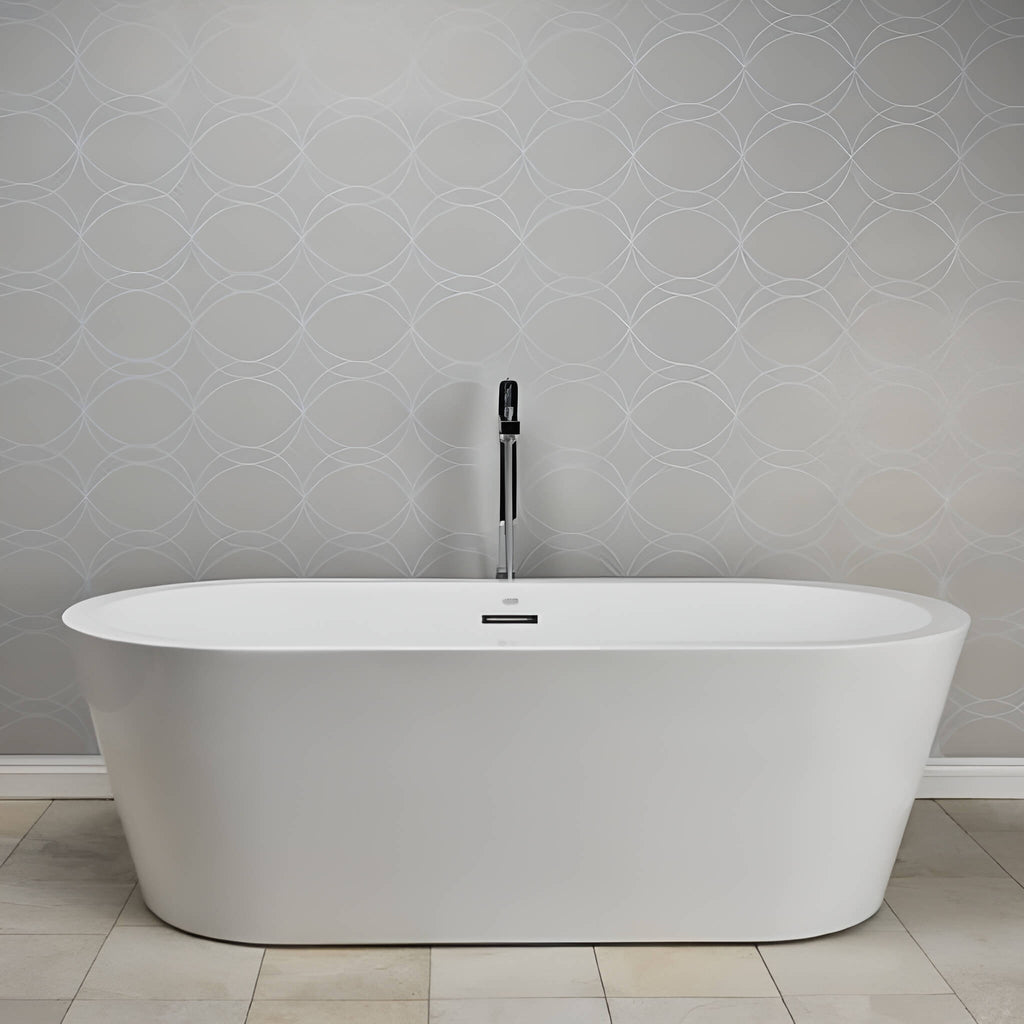 Jacuzzi Celeste 70-Inch Freestanding Ergonomic Soaking Tub [JCEF7032BCXXXXW/G] (SAK50243) – SAKSBY WHOLESALE, view 4