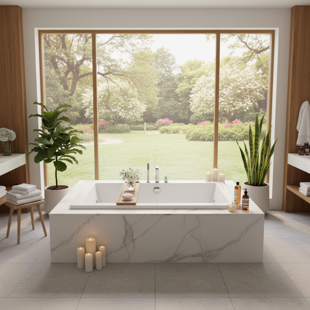 Jacuzzi Elara 72-Inch Rectangle Acrylic Drop-In Whirlpool Bath [JELA7236WLR2XX] (SAK18546) – SAKSBY WHOLESALE, view 4