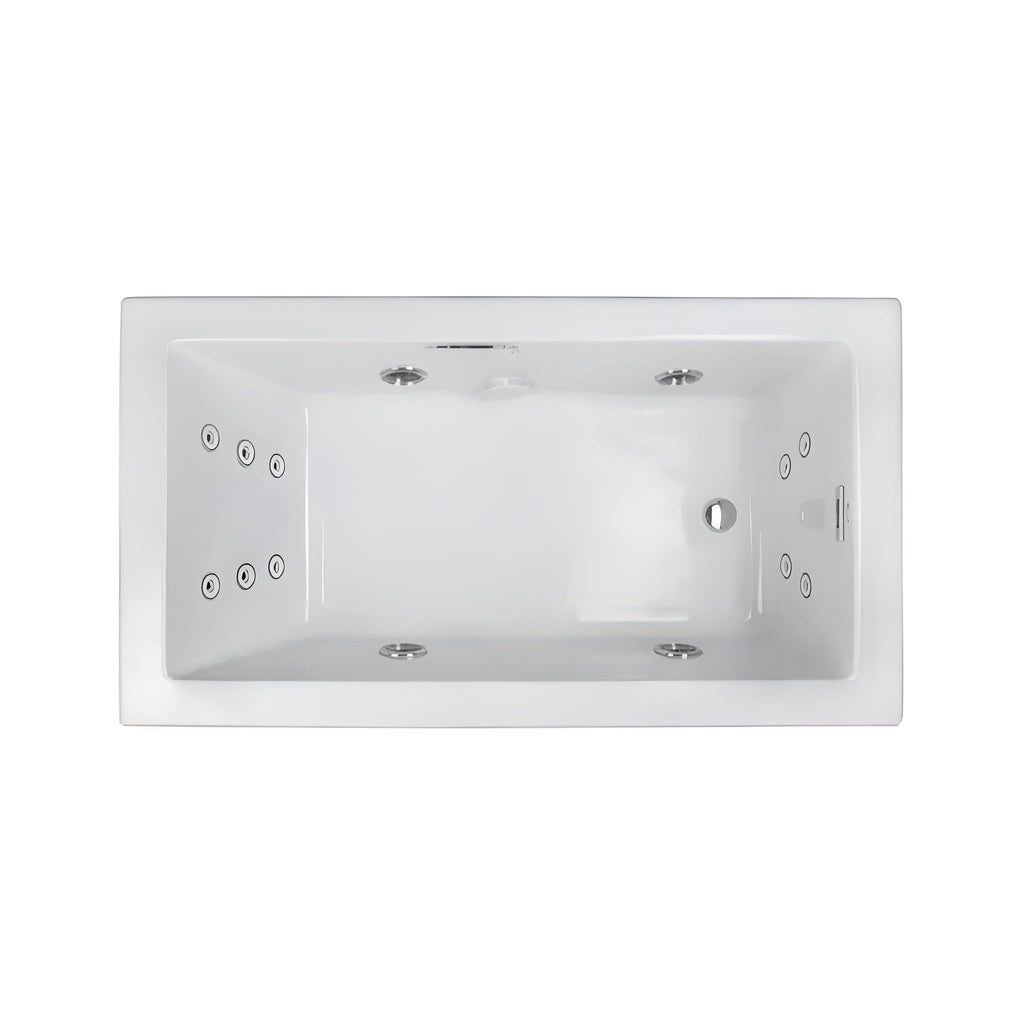 Jacuzzi Elara 72-Inch Drop-In Whirlpool Bathtub With 10 AccuPro Jet [JELA7242WRL2HX] (SAK32651) – SAKSBY WHOLESALE