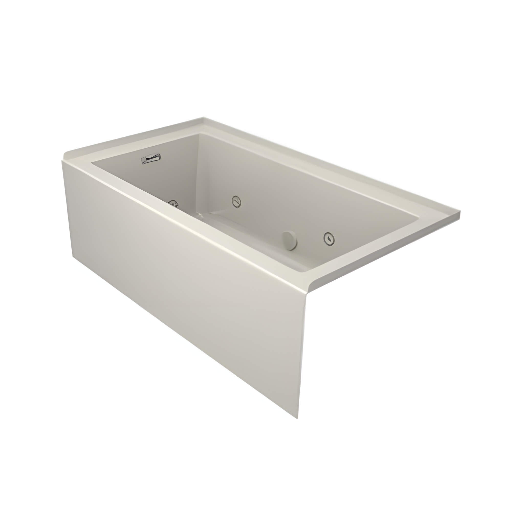 Jacuzzi Linea 60-Inch Rectangle Acrylic Whirlpool Alcove Bathtub With Left Drain (SAK68412) – SAKSBY WHOLESALE, view 3