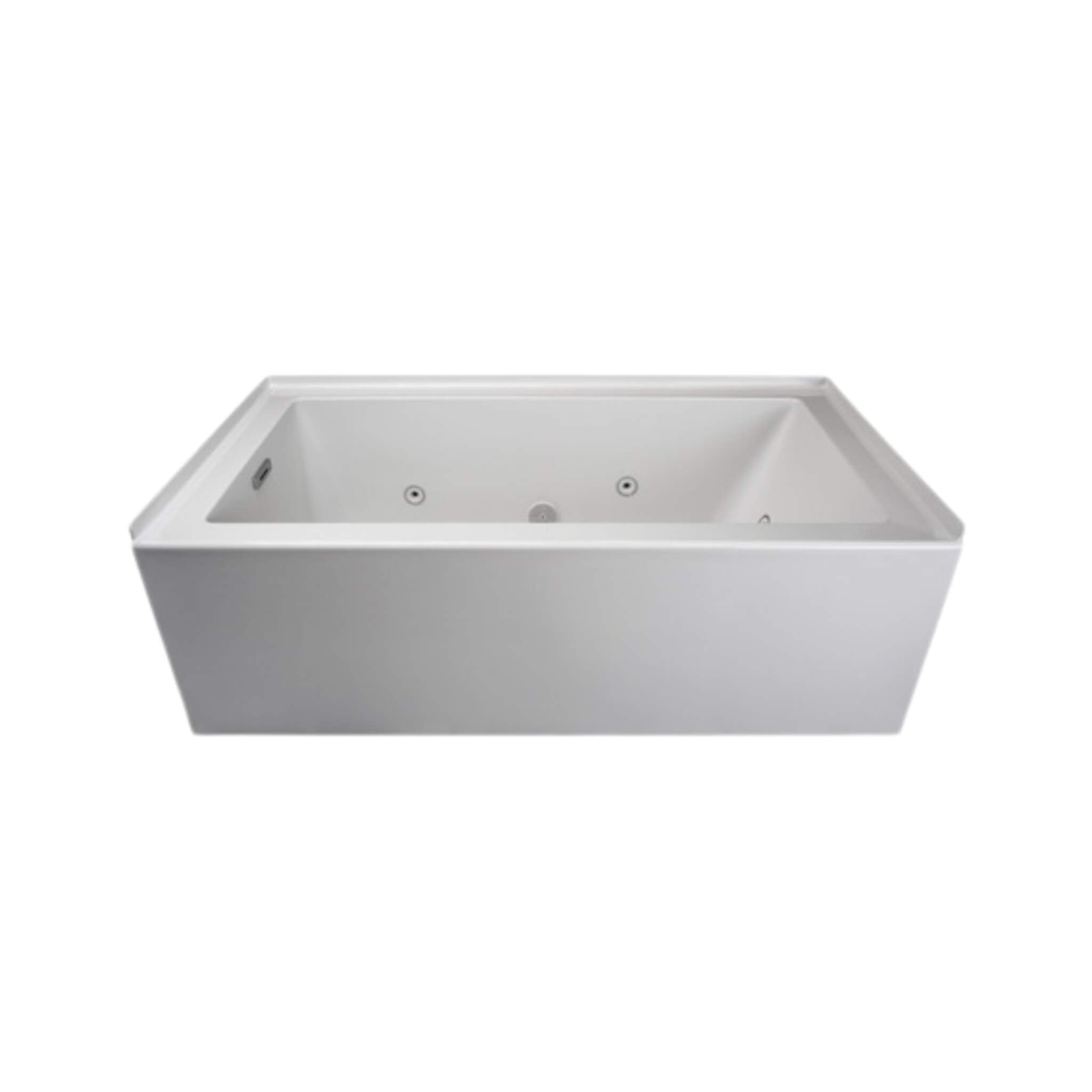 Jacuzzi Linea 60-Inch Rectangle Acrylic Whirlpool Alcove Bathtub With Left Drain (SAK68412) – SAKSBY WHOLESALE