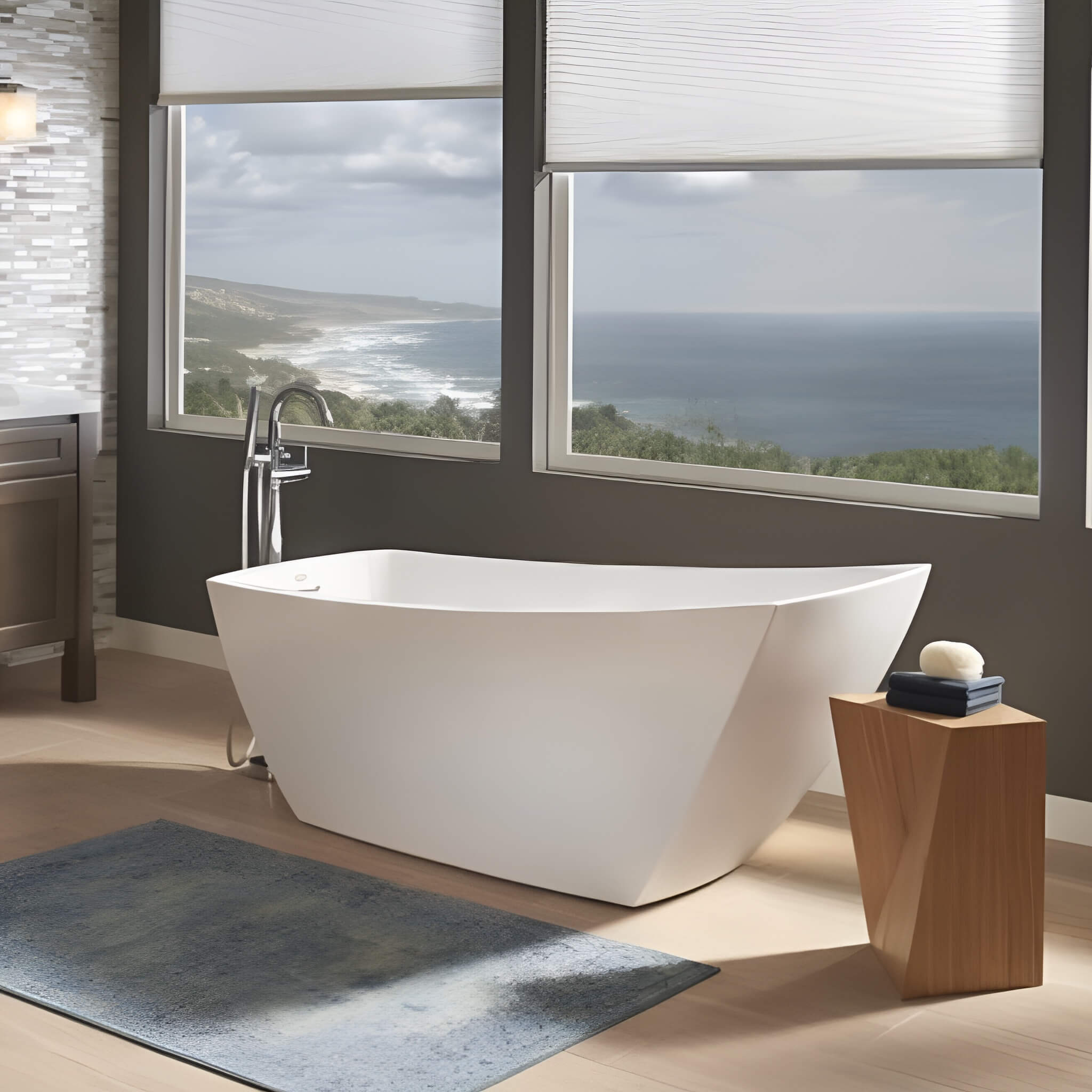 Jacuzzi Stella Unique Size Soaking Tub [JSTF6731BUXXXXW/G] (SAK70841) – SAKSBY WHOLESALE, view 3