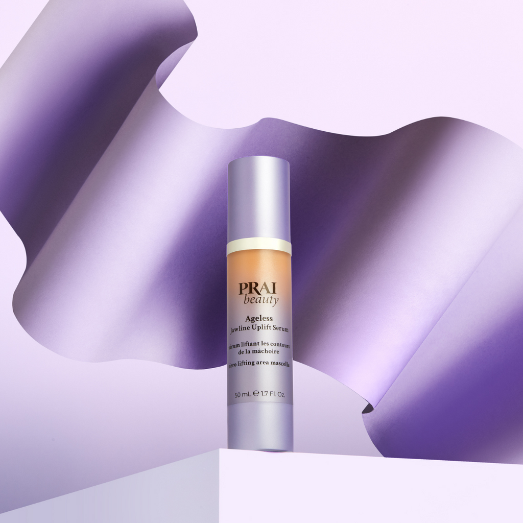 PRAI Beauty Ageless Jawline Uplift Serum — lifestyle context