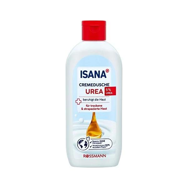 Isana Creamy Urea Shower Gel - Intense Hydration for Dry Skin - Vegan, Microplastic Free, Shea Butter - 8.45 fl oz