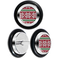BodyCandy Red Green Christmas Sweater Cheater Plug Set — main product shot