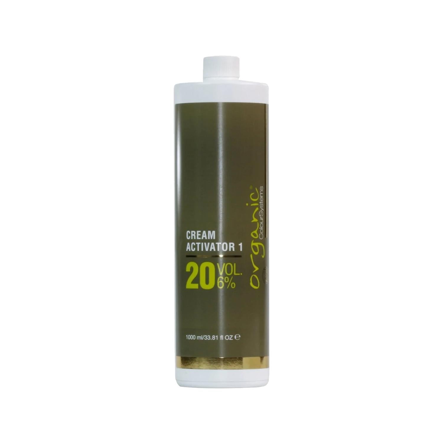 Organic Colour Systems 20 Volume Hair Developer & Activator - 1000ml, 6% Concentration for Professional & At-Home Hair Coloring