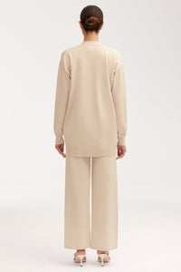 Jess Knit Cardigan - Beige Jackets Veiled 