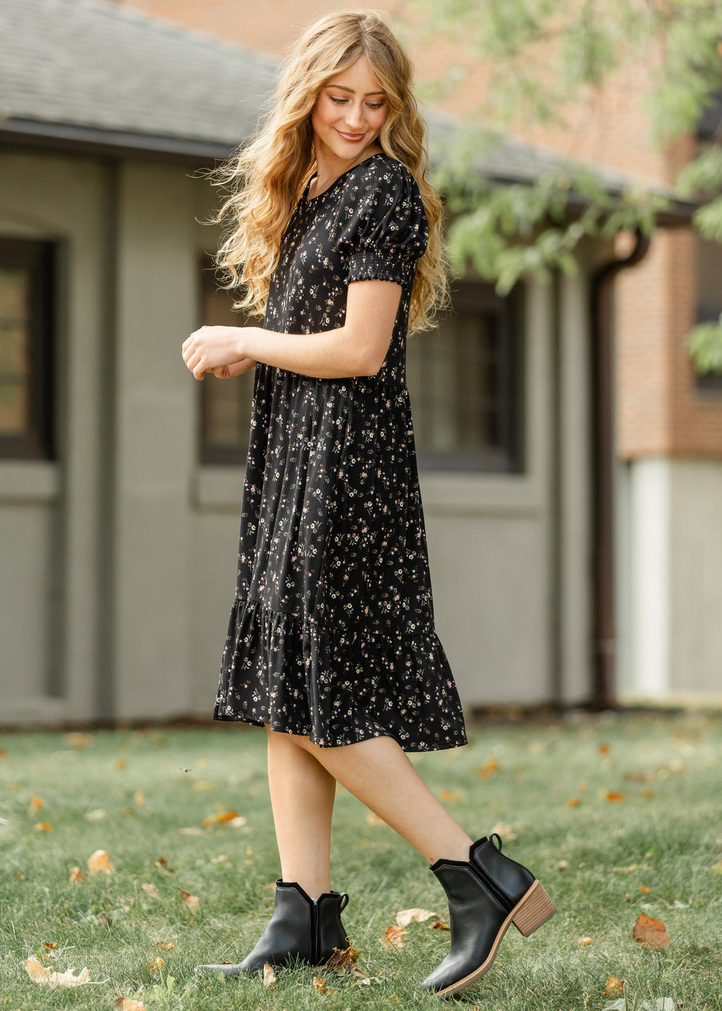 Inherit Co. Jess Short Sleeve Midi Dress - FINAL SALE — feature highlight
