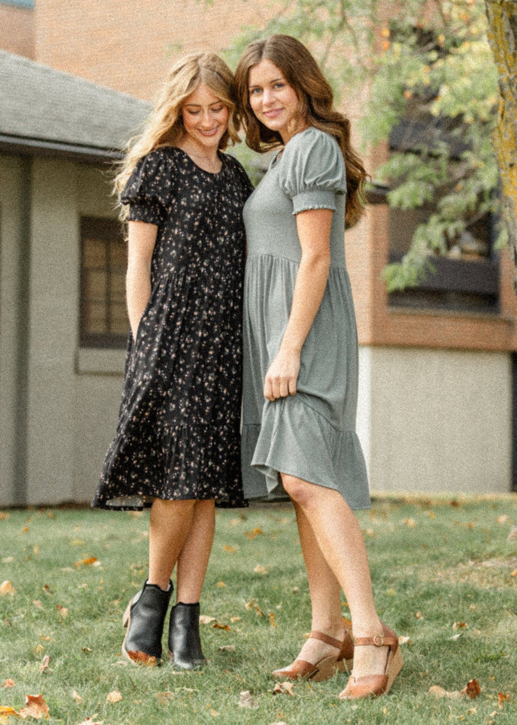 Inherit Co. Jess Short Sleeve Midi Dress - FINAL SALE — size reference