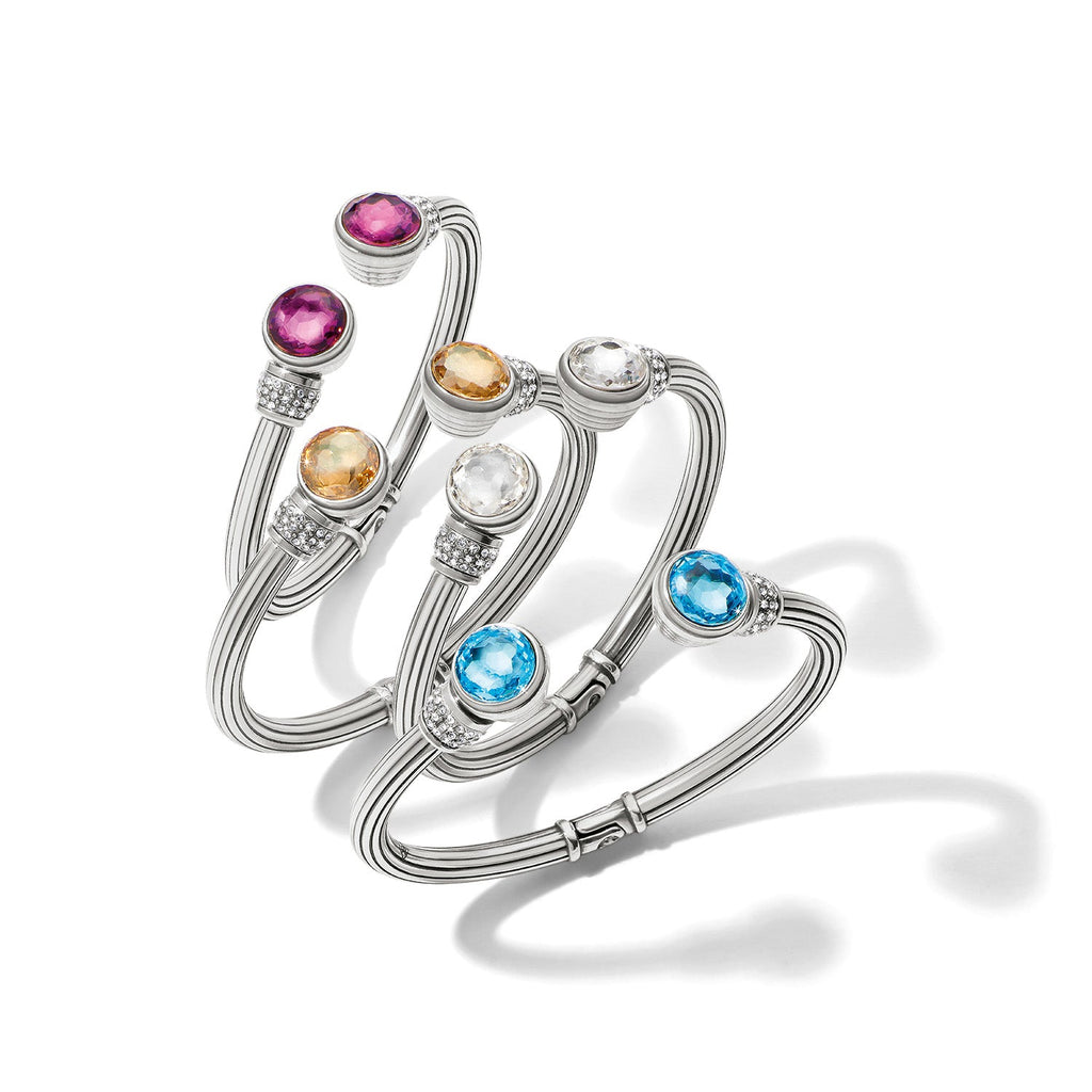 KADOU BOUTIQUE Brighton Meridian Aurora Petite Hinge Bangle — back view