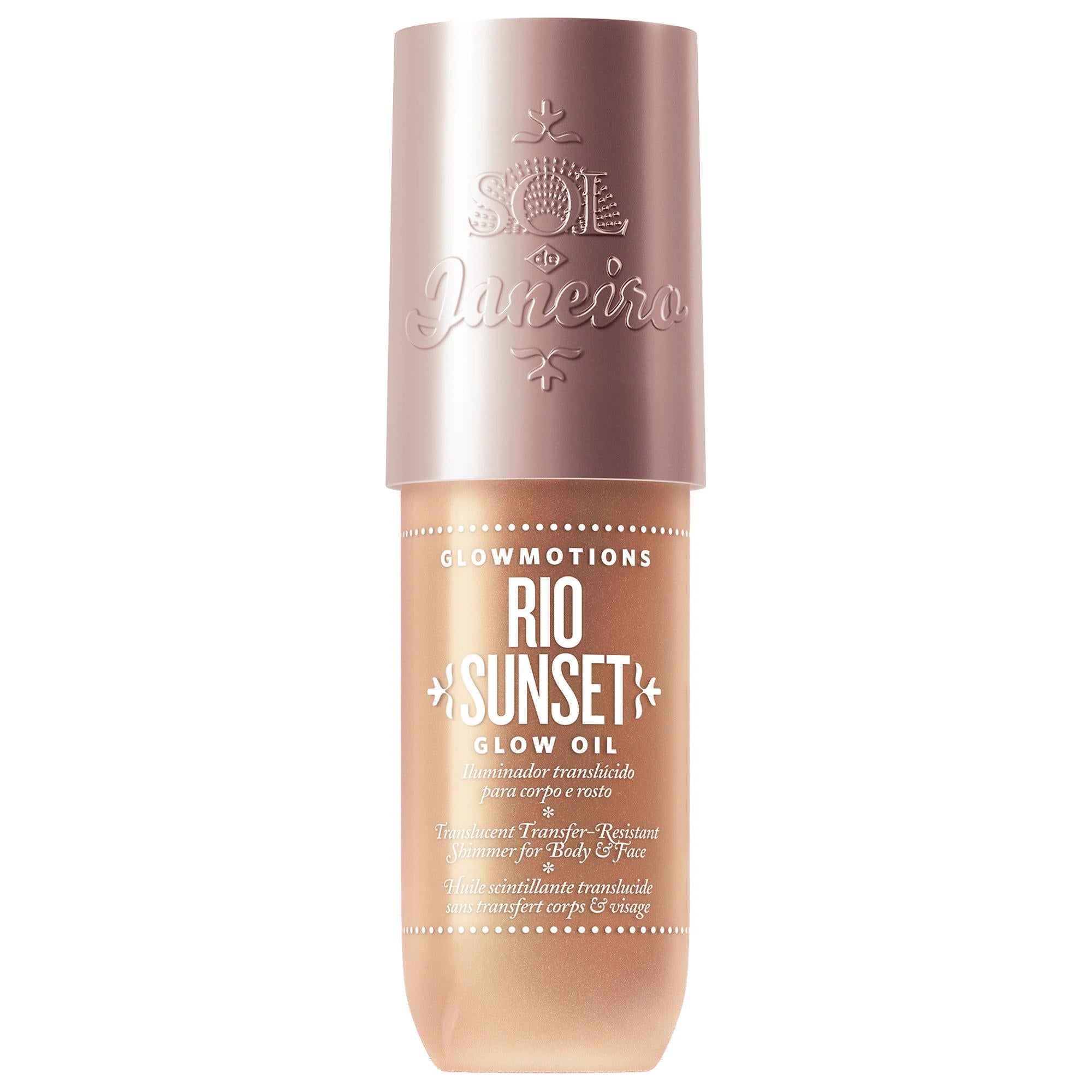 Sol de Janeiro Glowmotions: Shimmer Body Oil for Glowing Skin - Hydrating, Luminizing, Vegan, Cruelty-Free Body Oil with Buildable Tint
