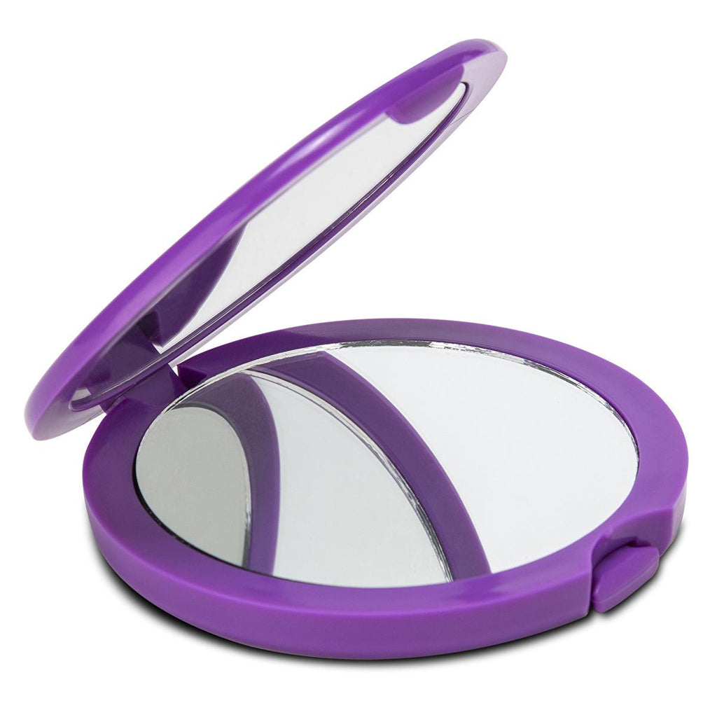Eklips Compact Mirror and Comb Set - Portable Folding Mirror for Makeup Touch-Ups & On-the-Go Hair Styling - Travel & Pocket Size