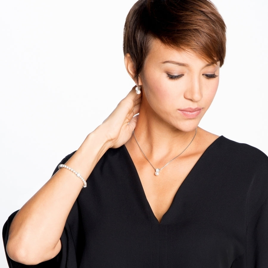 KADOU BOUTIQUE Brighton Meridian Petite Pearl Necklace — lifestyle context