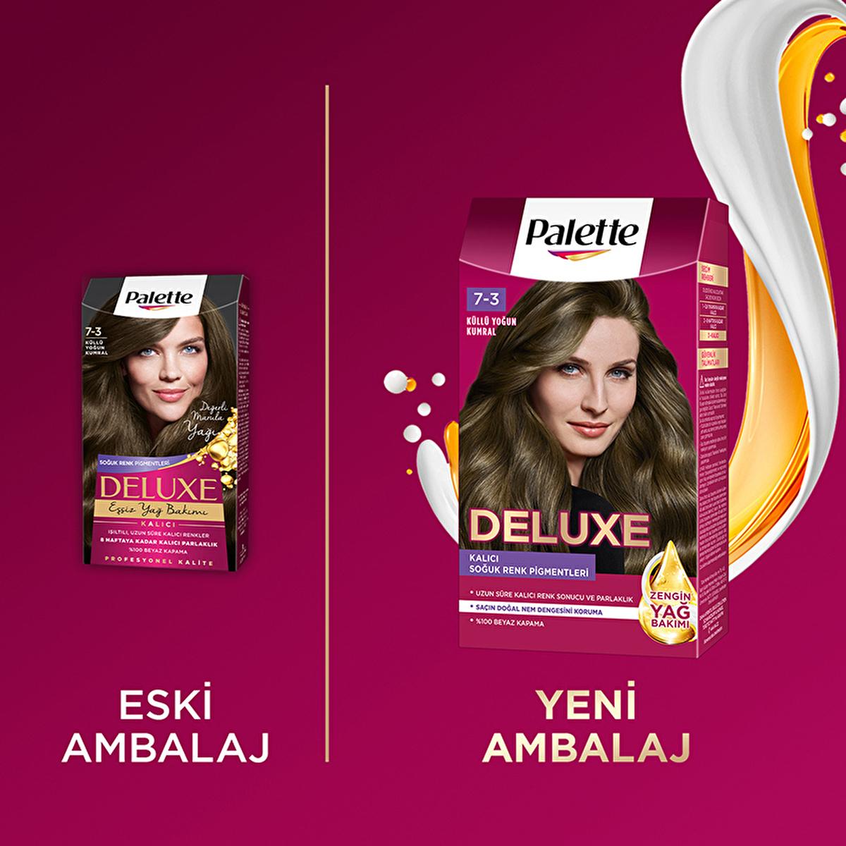Palette Deluxe Hair Dye - Intense, Long-Lasting Color with Micro Oils for Vibrant Hair
