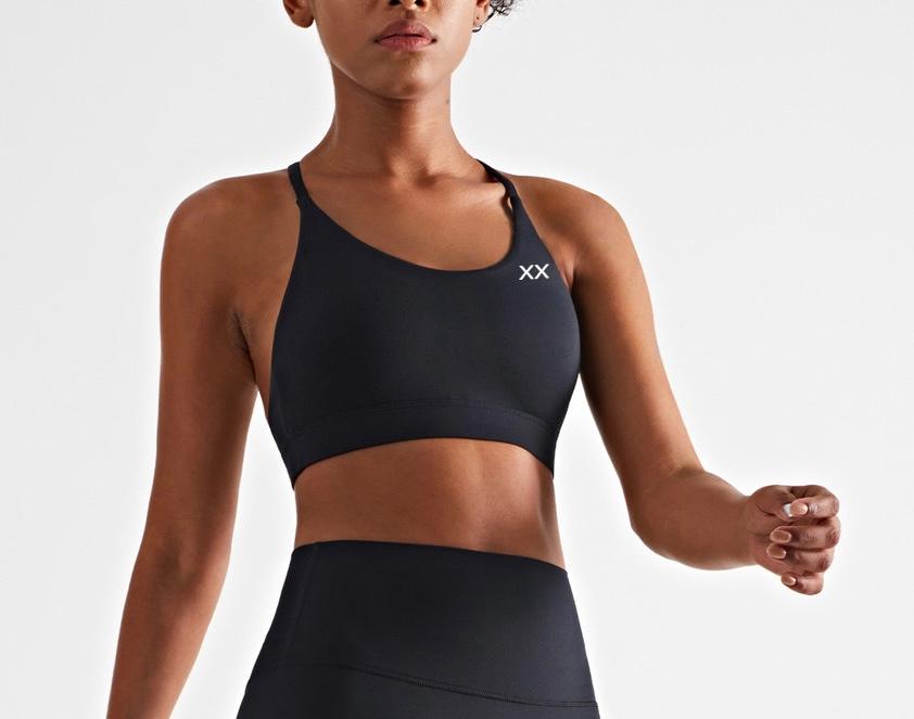 BLACKOUT BARBELL Aria Bra — detail and construction