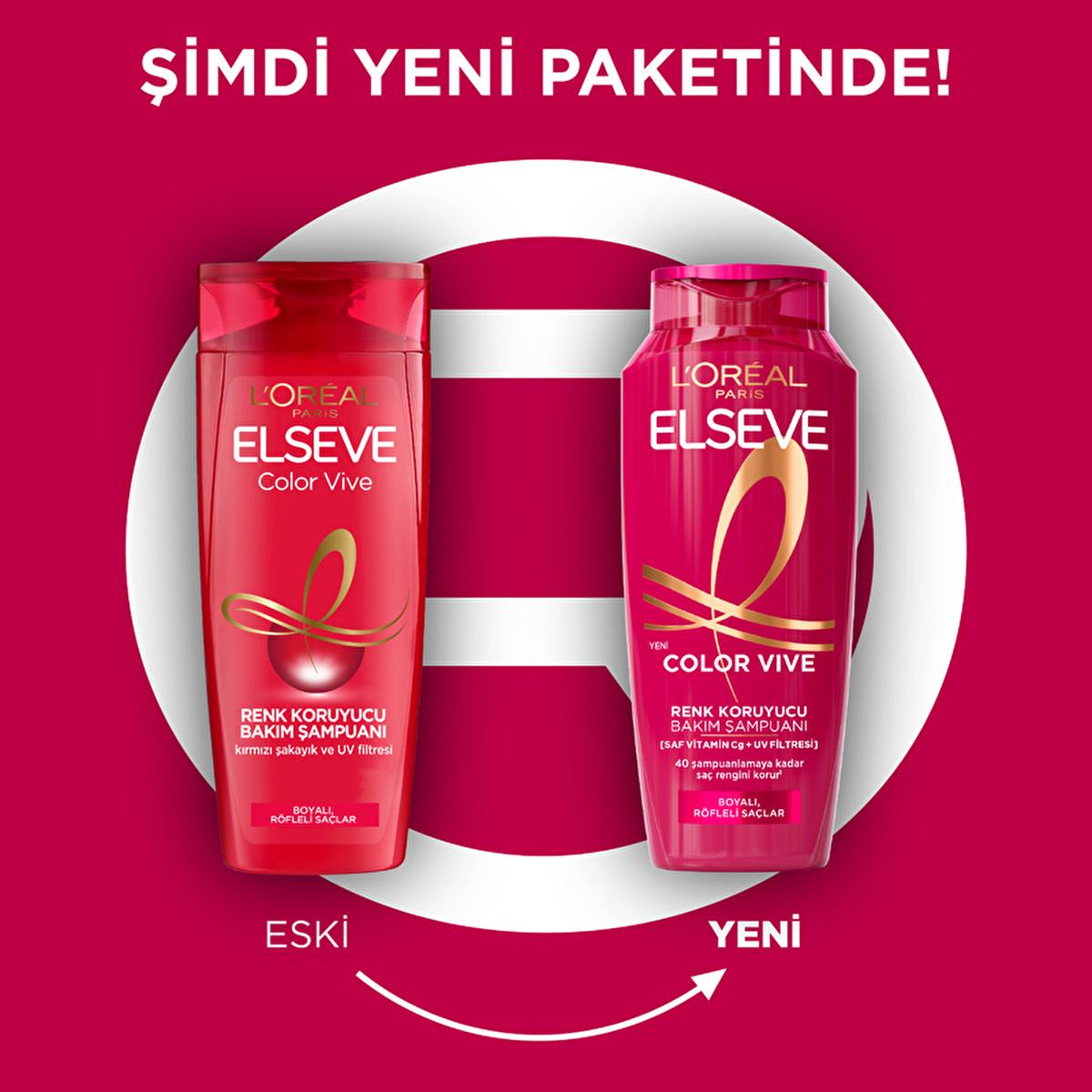 L'Oreal Paris Elseve Color Vive: The Ultimate Color Protecting Shampoo with UV Filter for Vibrant, Long-Lasting Color & Silky Shine - 10.14 fl oz