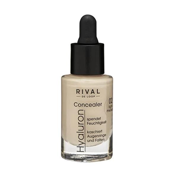 Rival De Loop Hyaluron Concealer for Flawless Skin with Hyaluronic Acid - Liquid Concealer for Dark Circles and Imperfections