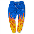Bigger Than Basketball Flame - Joggers - Blue — main product shot