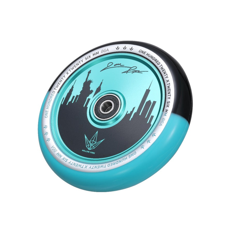 Envy Hollowcore Jon Reyes Signature Wheel 120mm - Black/Teal (Pair)